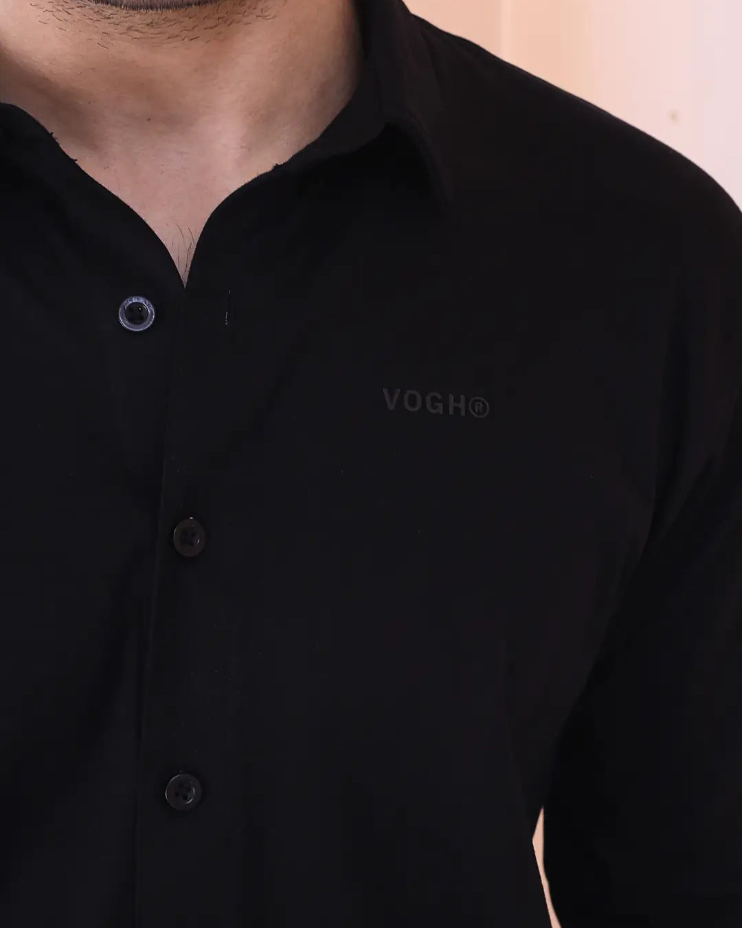 Black cotton shirt