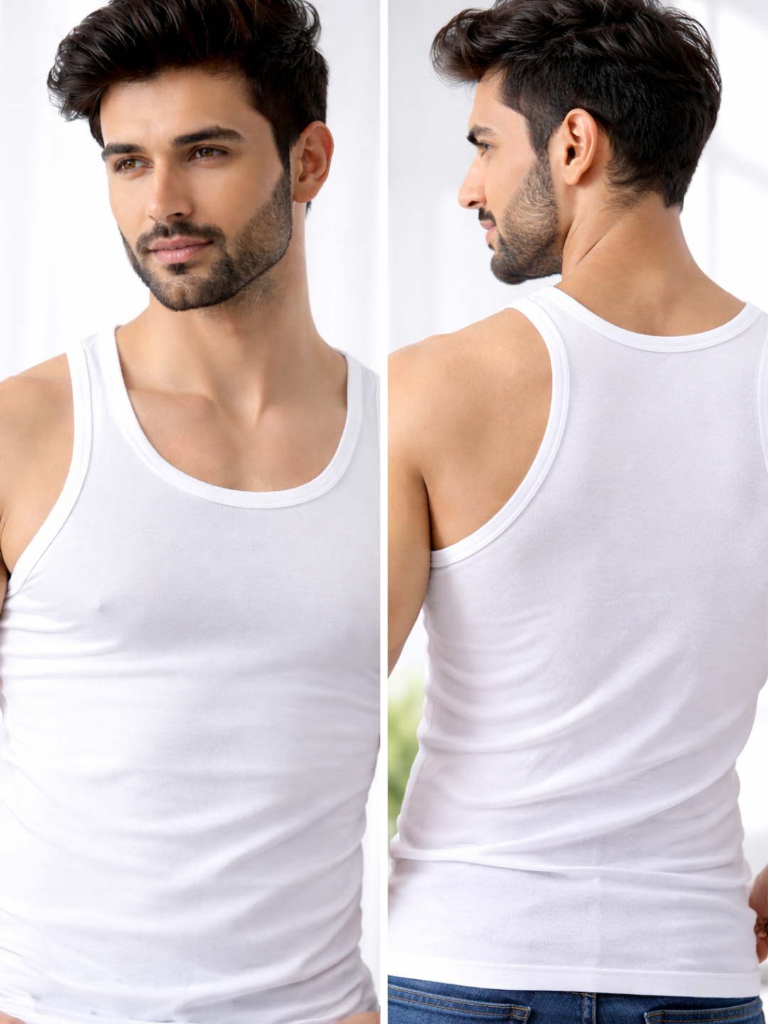 White tank top