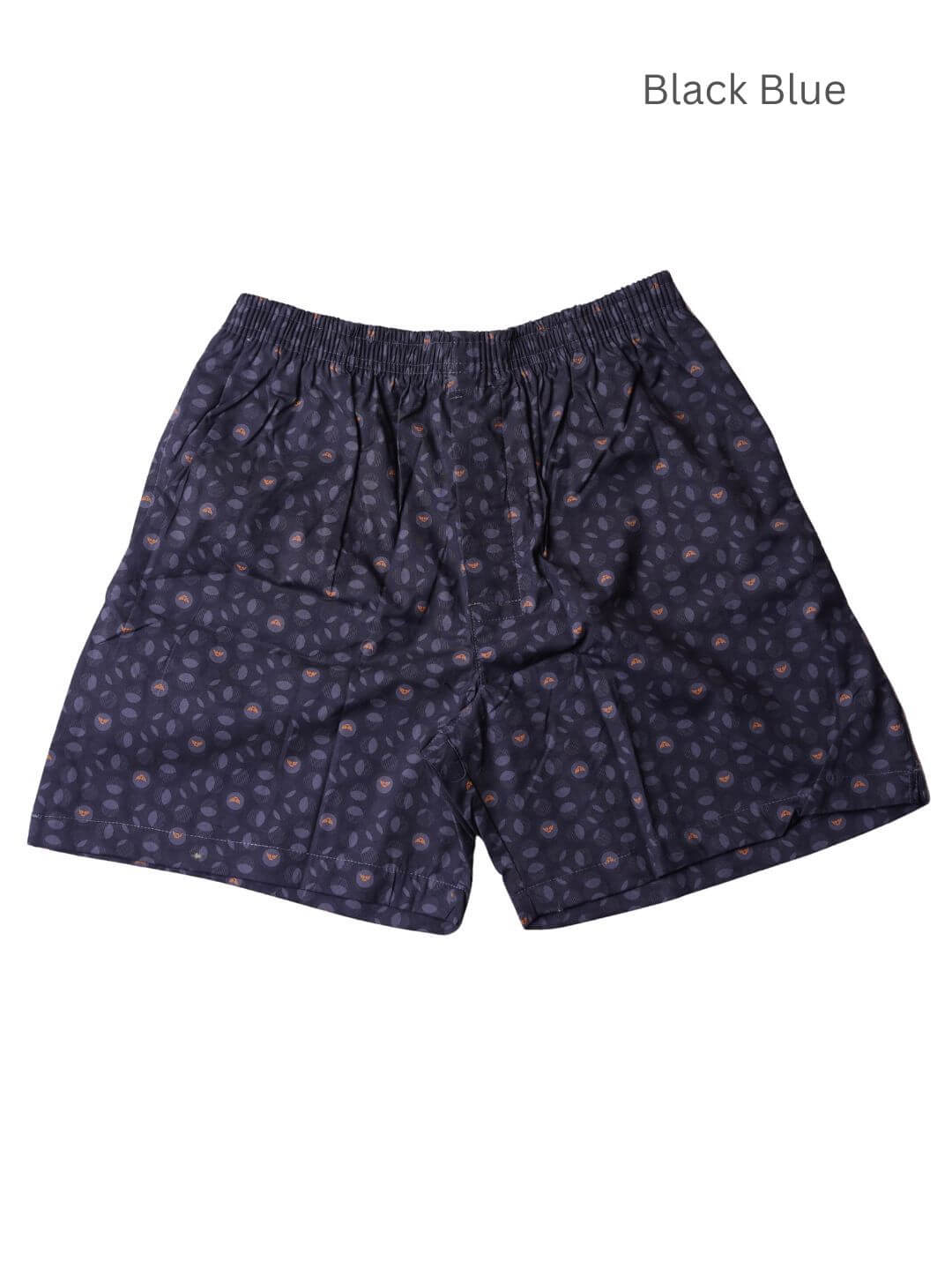 black blue boxer shorts