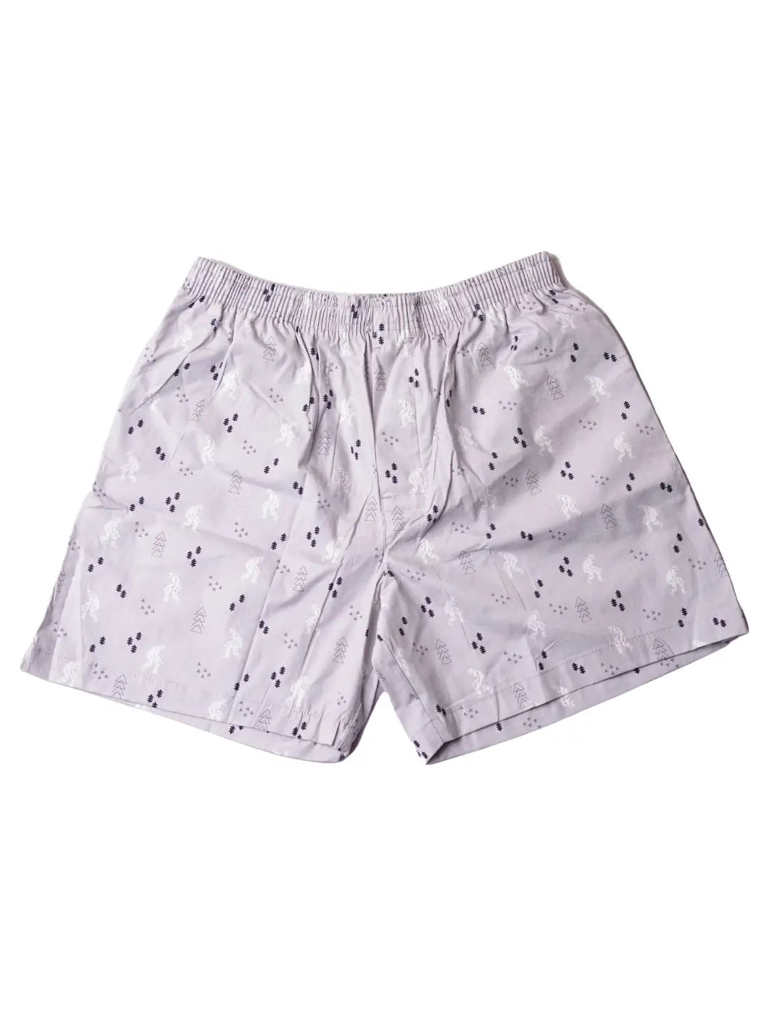 Light gray shorts for men