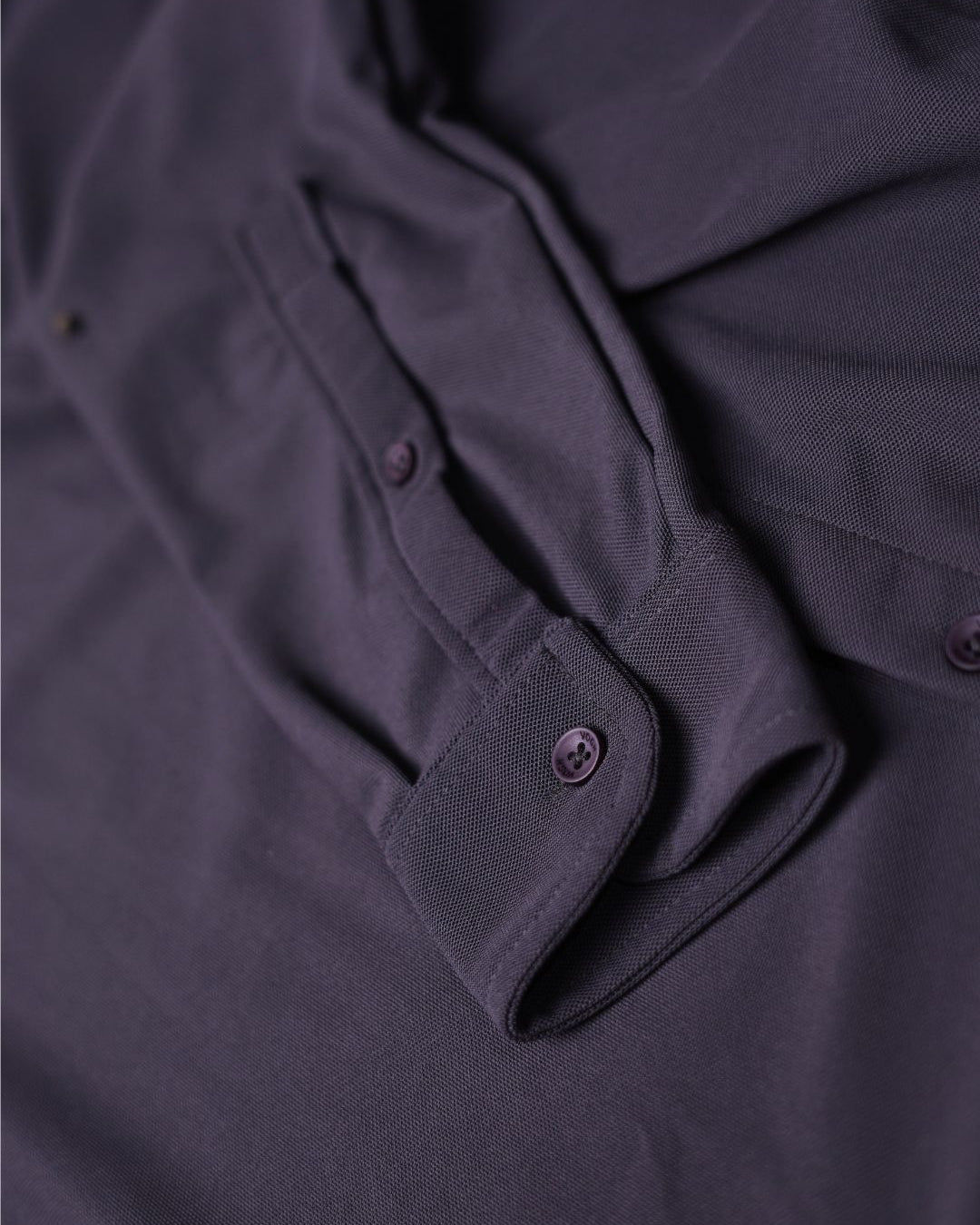 dark purple shirt with full sleeve