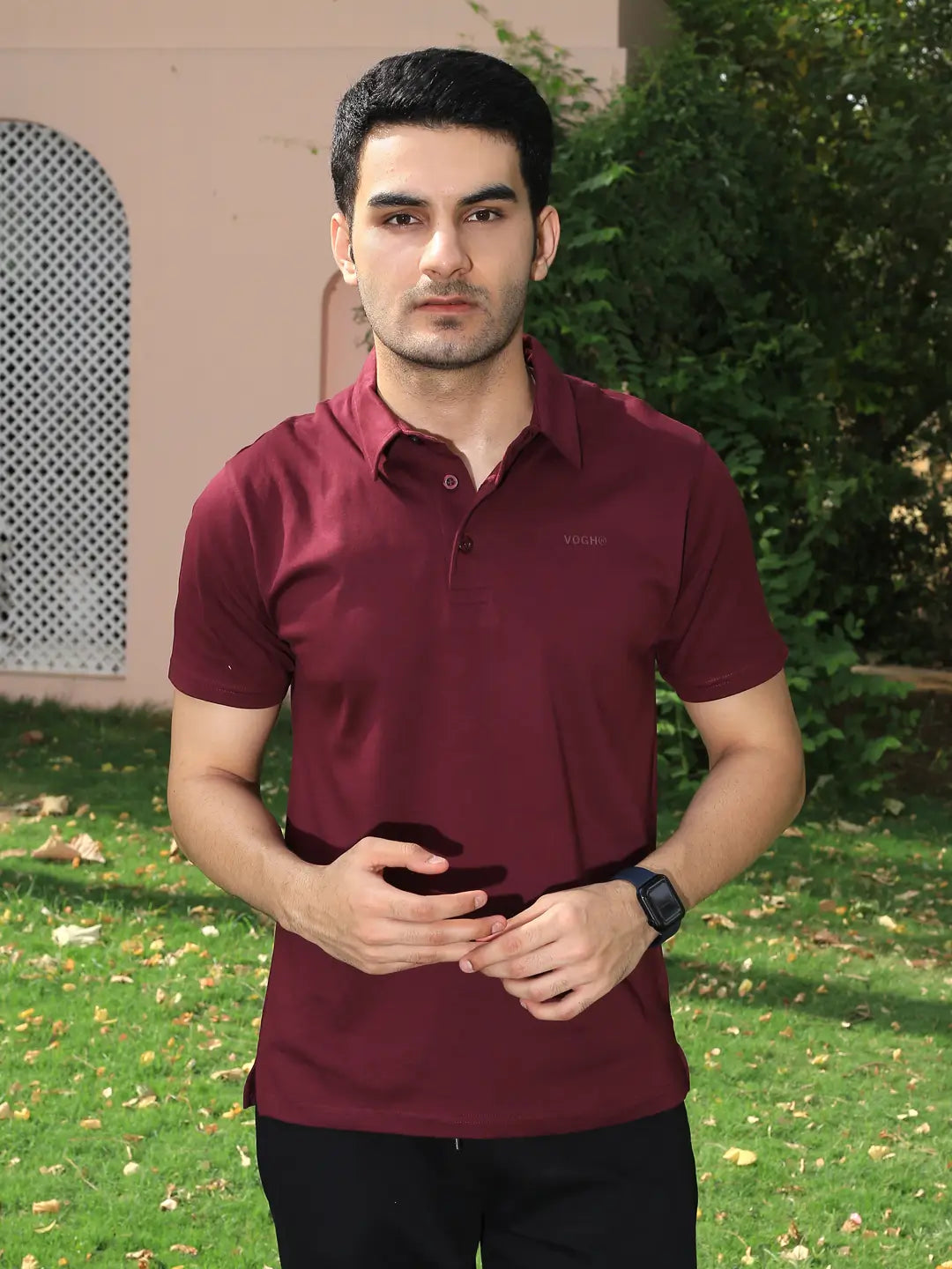 maroon t shirt for men