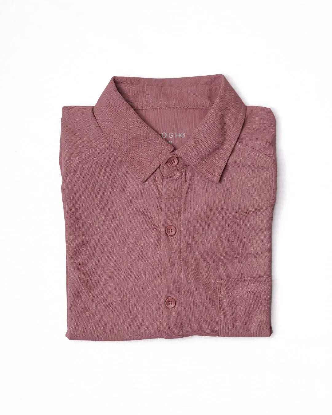 pink red solid shirt for men