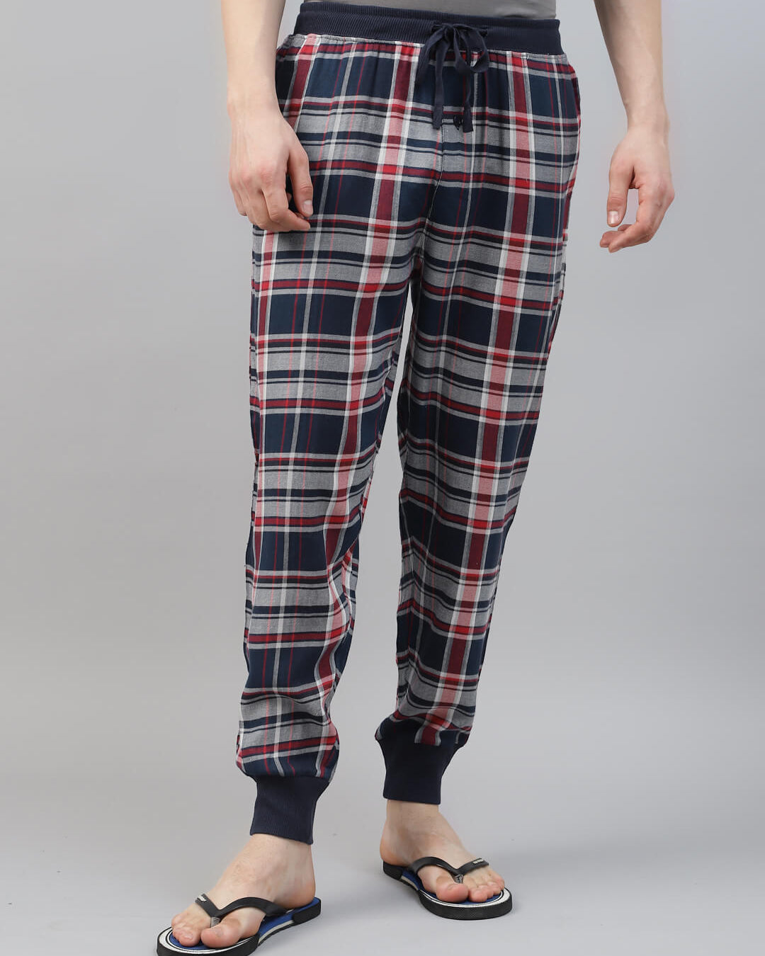 check lounge jogger pant for men, loungewear
