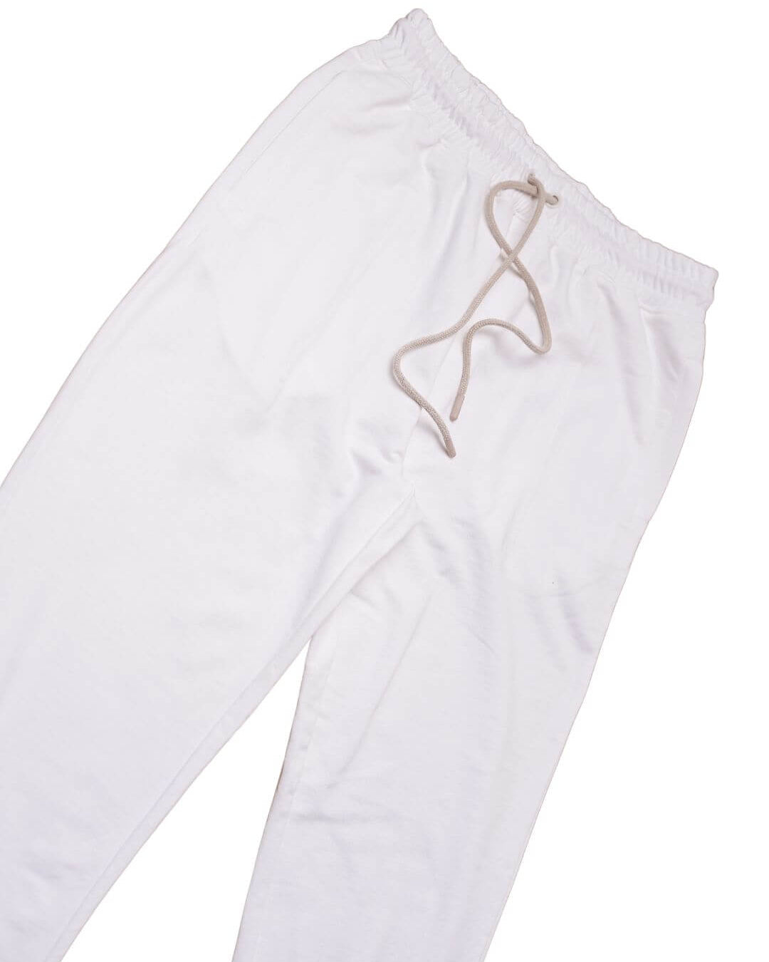 White cotton pants for men
