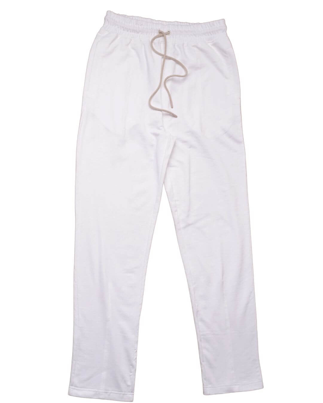mens white jogger pants