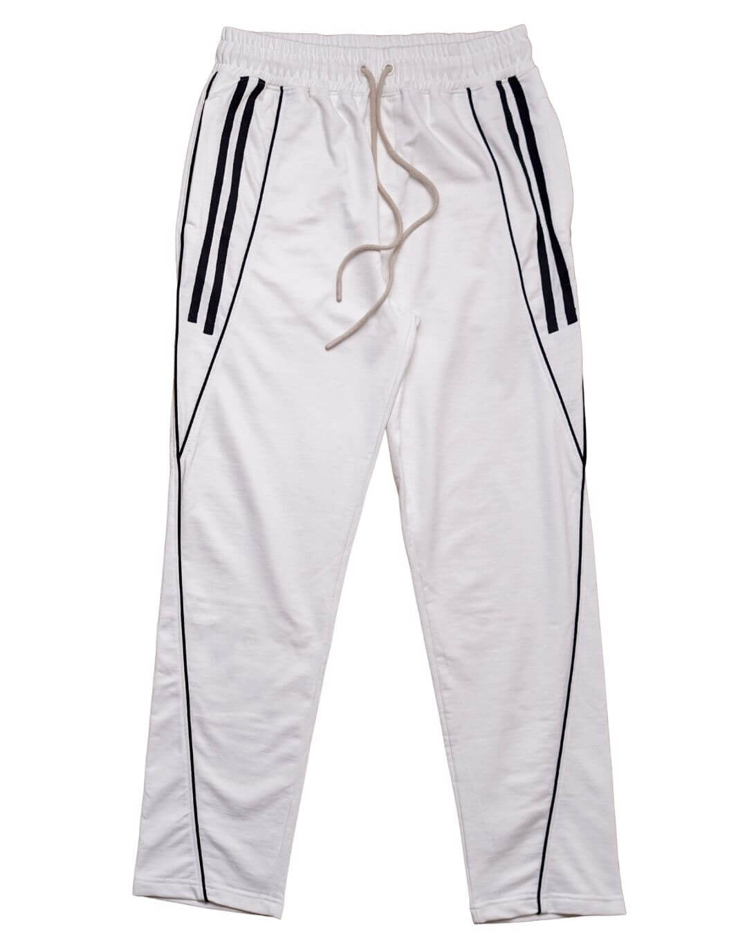 White jogger pants for men