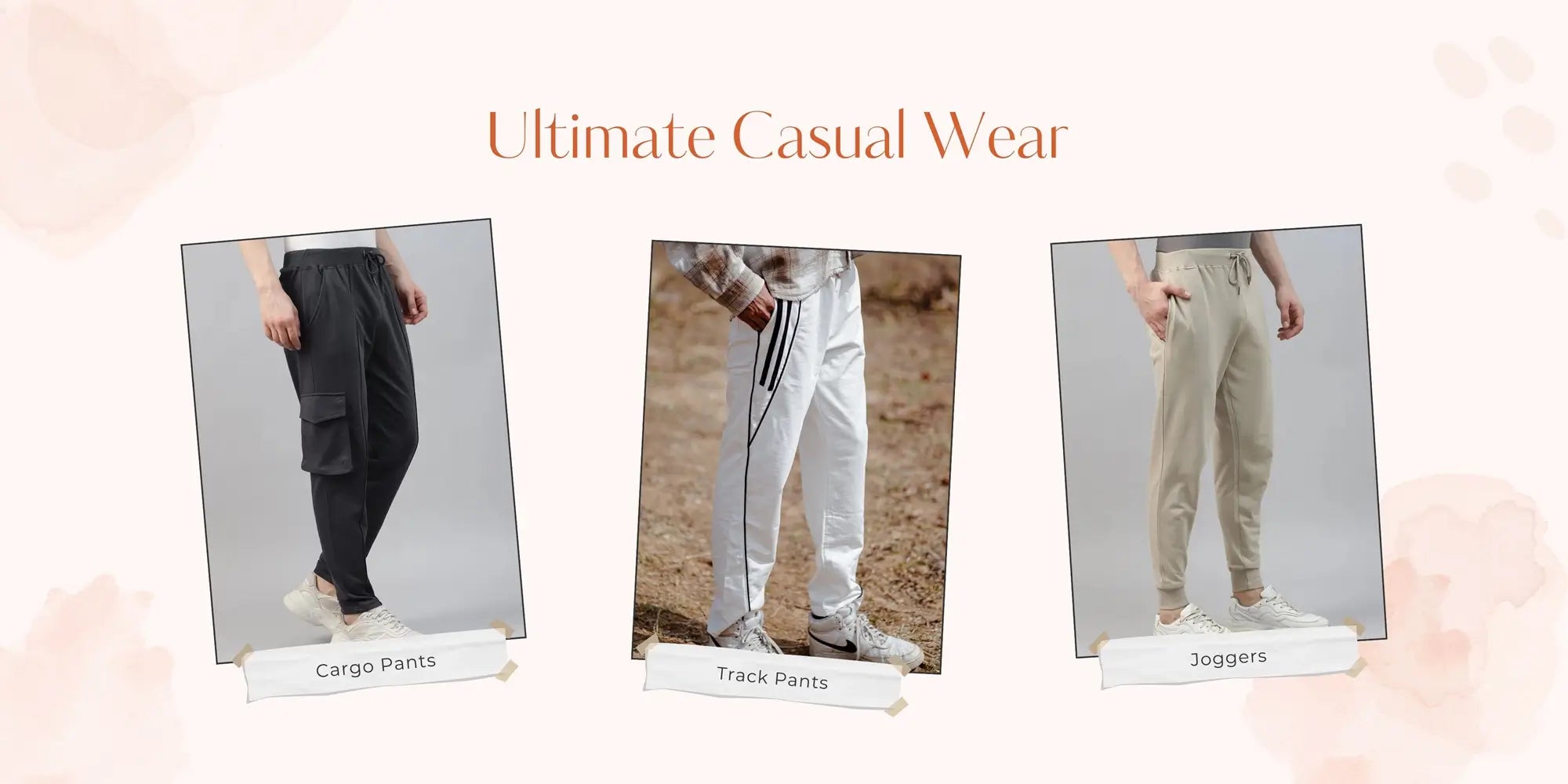 cargo vs jogger vs track pant