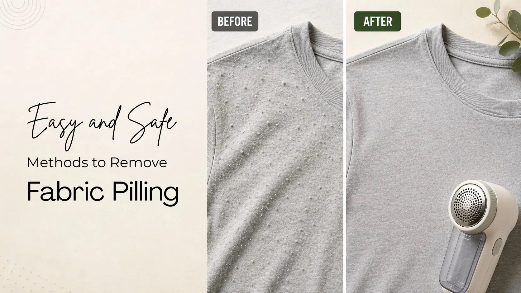 remove pilling from clothes