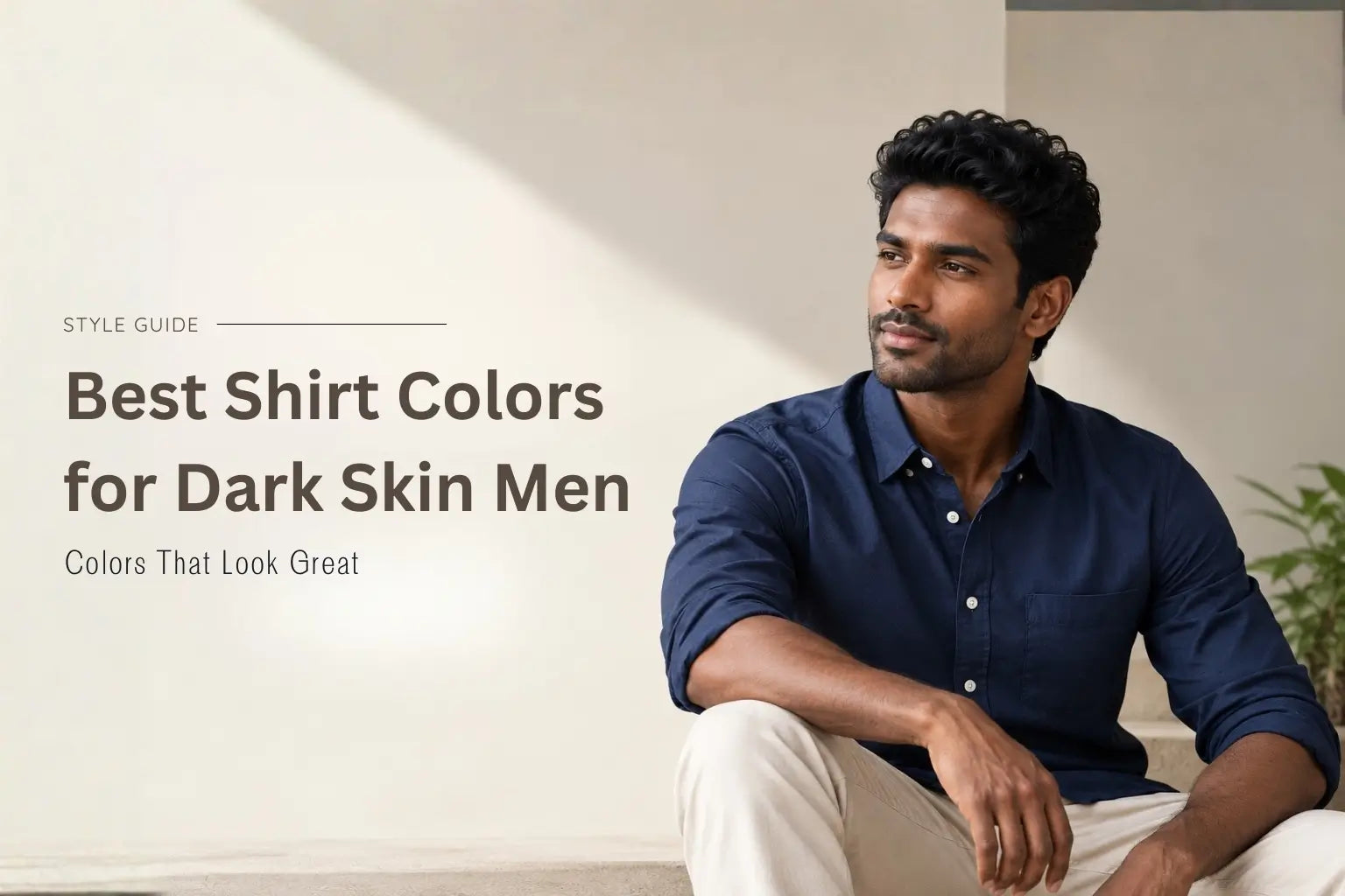 best shirt colors for dark skin