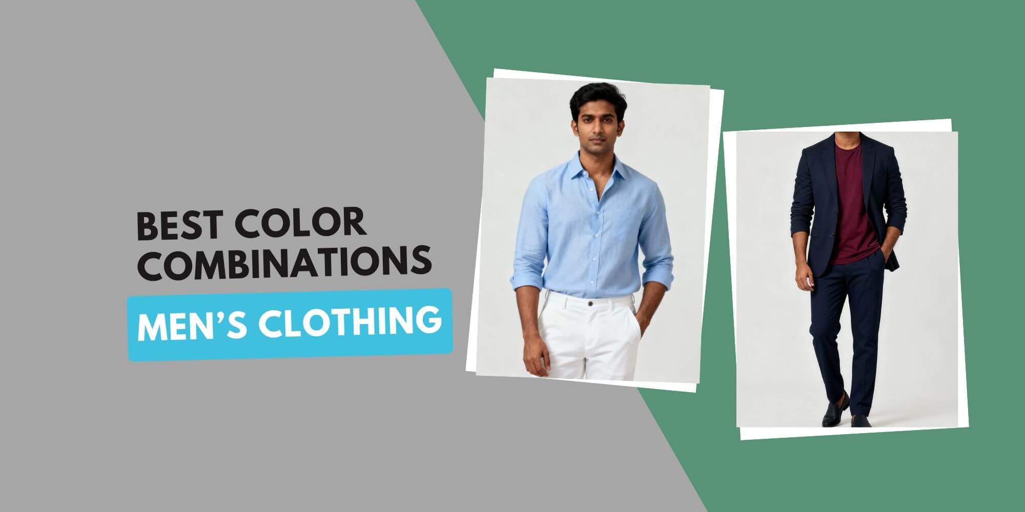 best color combination for men's clothing