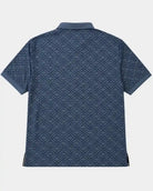 short-sleeve polo tshirt shown from the back