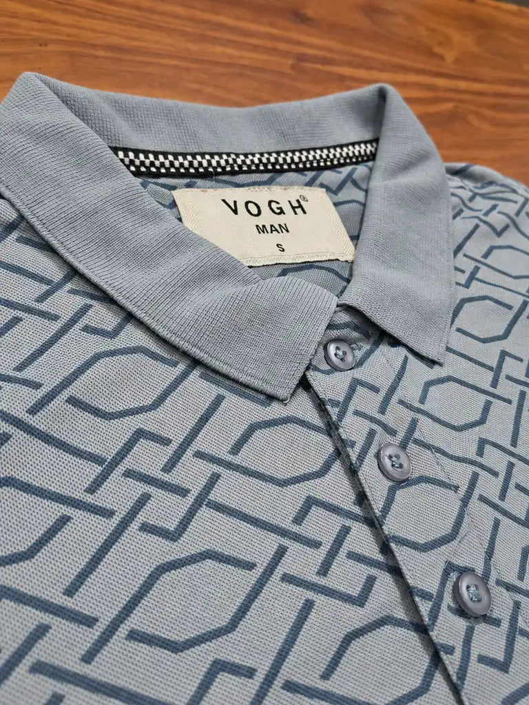 vogh polo t-shirt close up