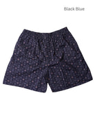 black blue boxer shorts