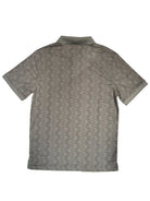 vogh polo t-shirt back with gemetric pattern print