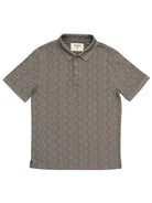 vogh polo t-shirt with gemetric pattern print