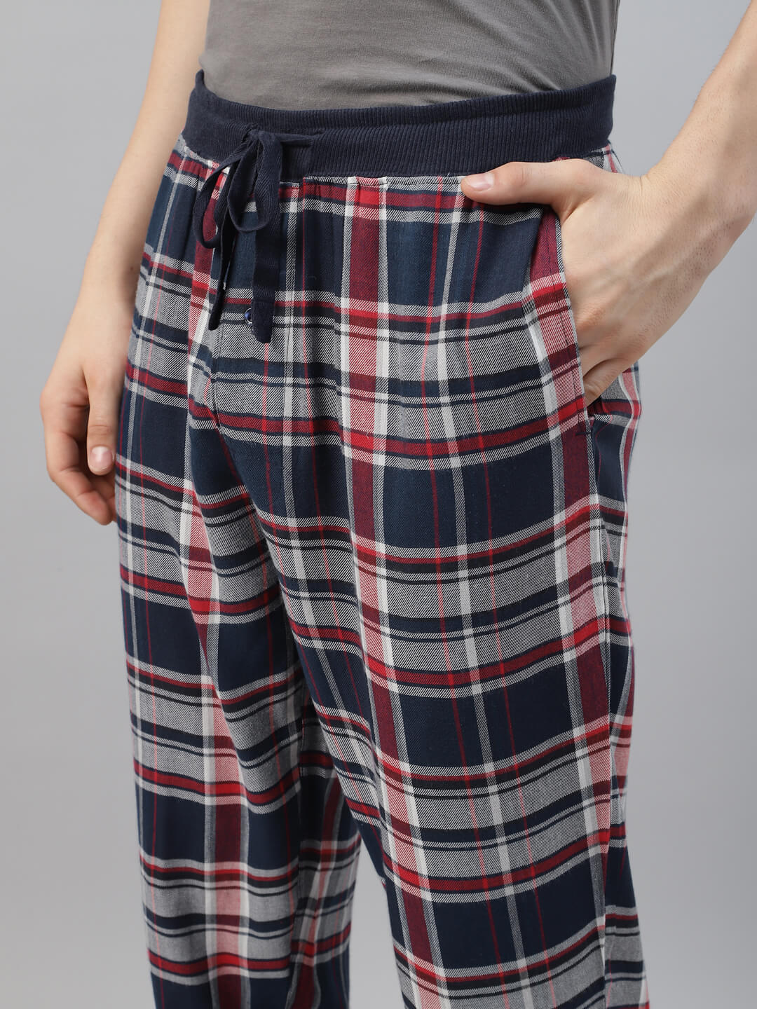 men's check lounge jogger pant, loungewear