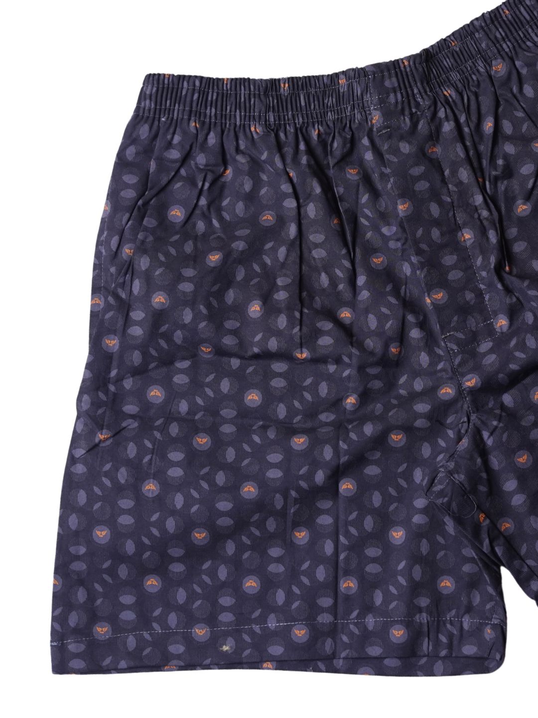 Navy blue boxer shorts
