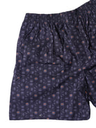 Navy blue boxer shorts