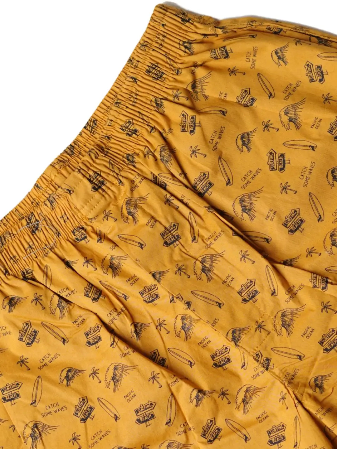 Yellow boxers for men