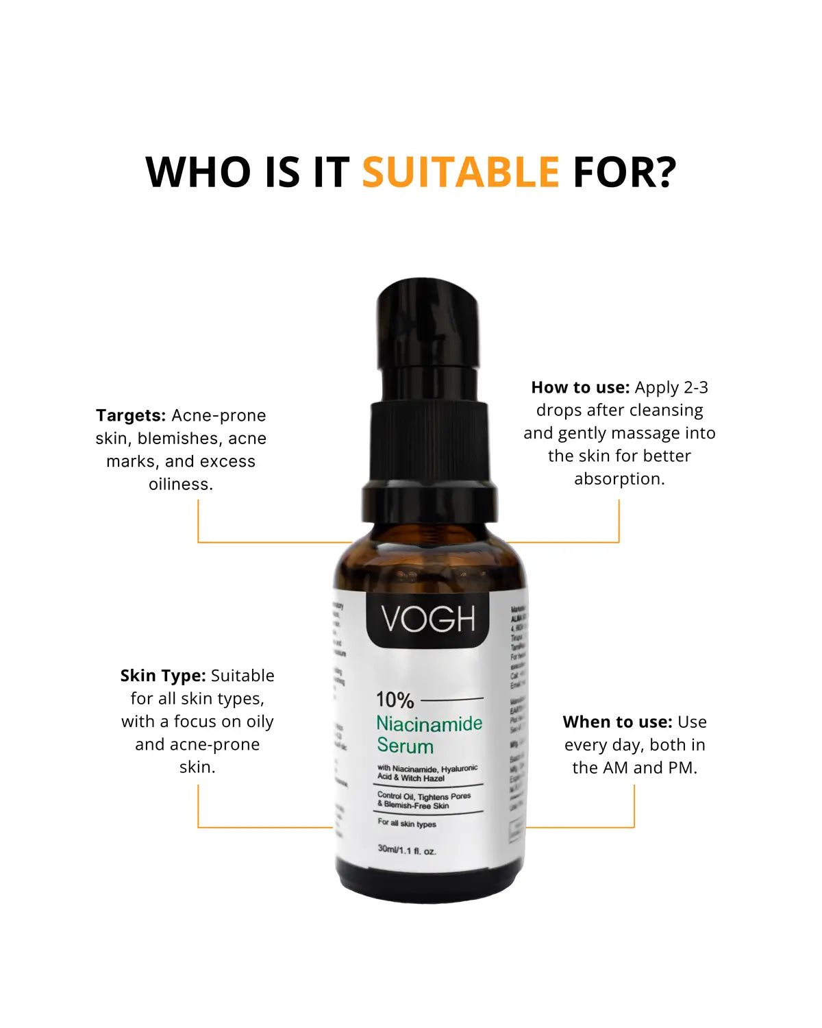 how to use niacinamide serum mens