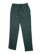 Green jogger pants with a drawstring