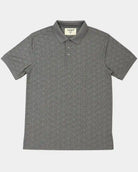 A gray short-sleeve polo t-shirt