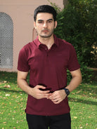 maroon t shirt for men