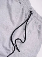mens gray sweatpants with drawstring