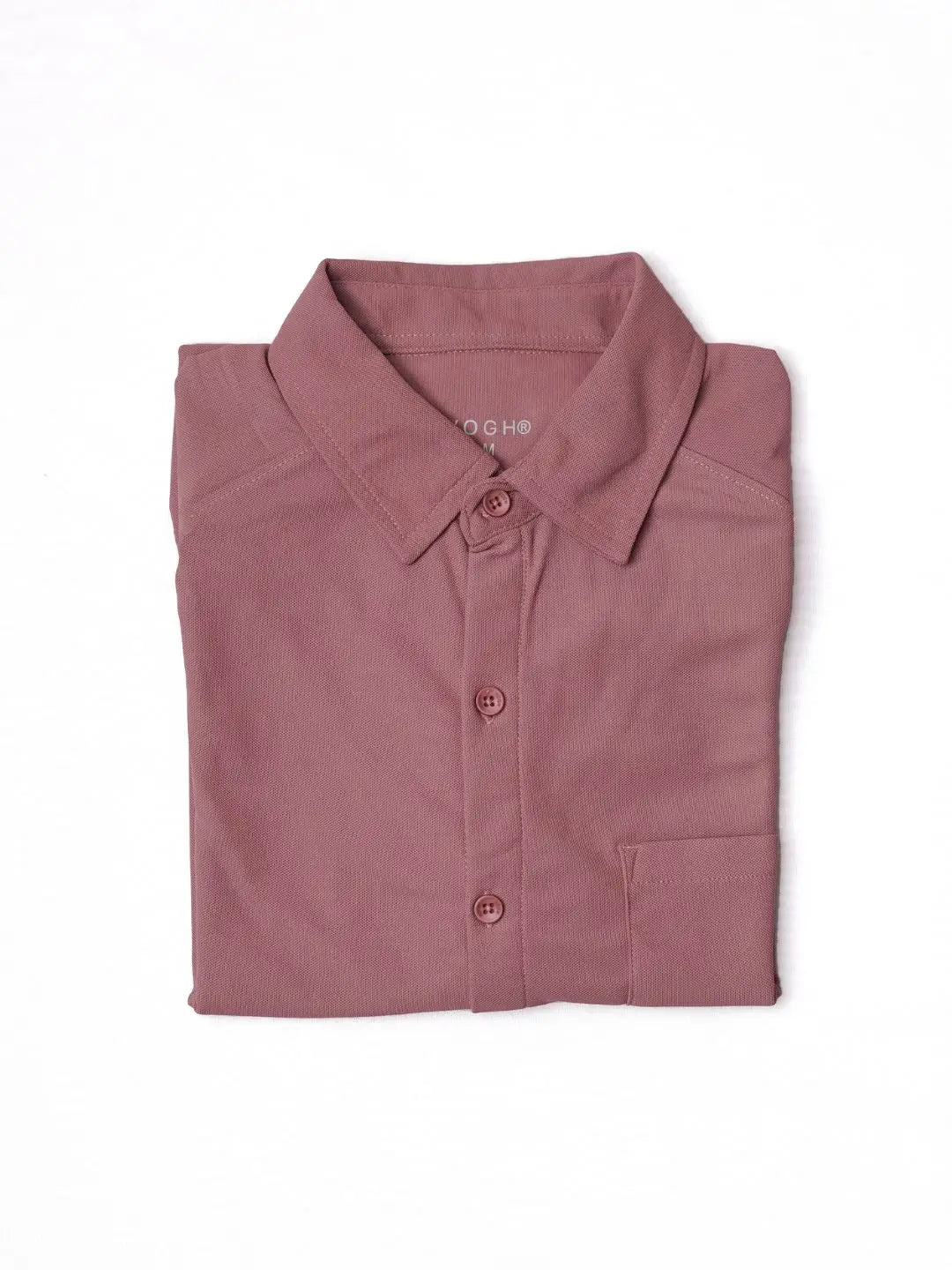 pink red solid shirt for men