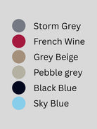 colour code for plain shirts combo