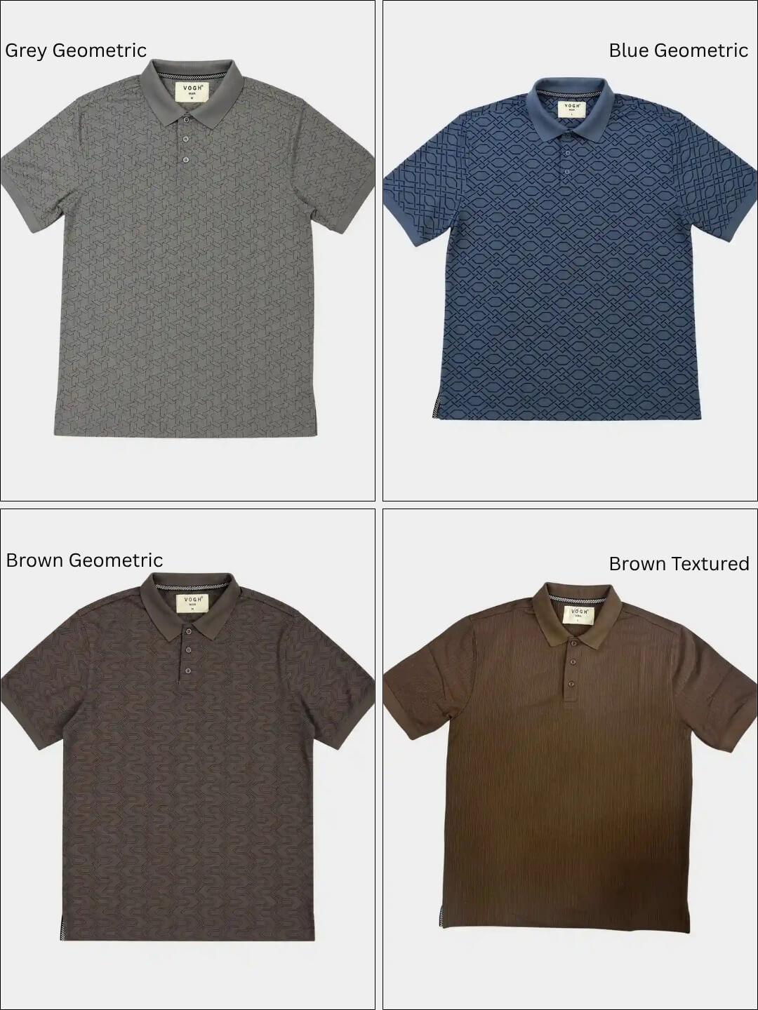 Four polo shirts combo
