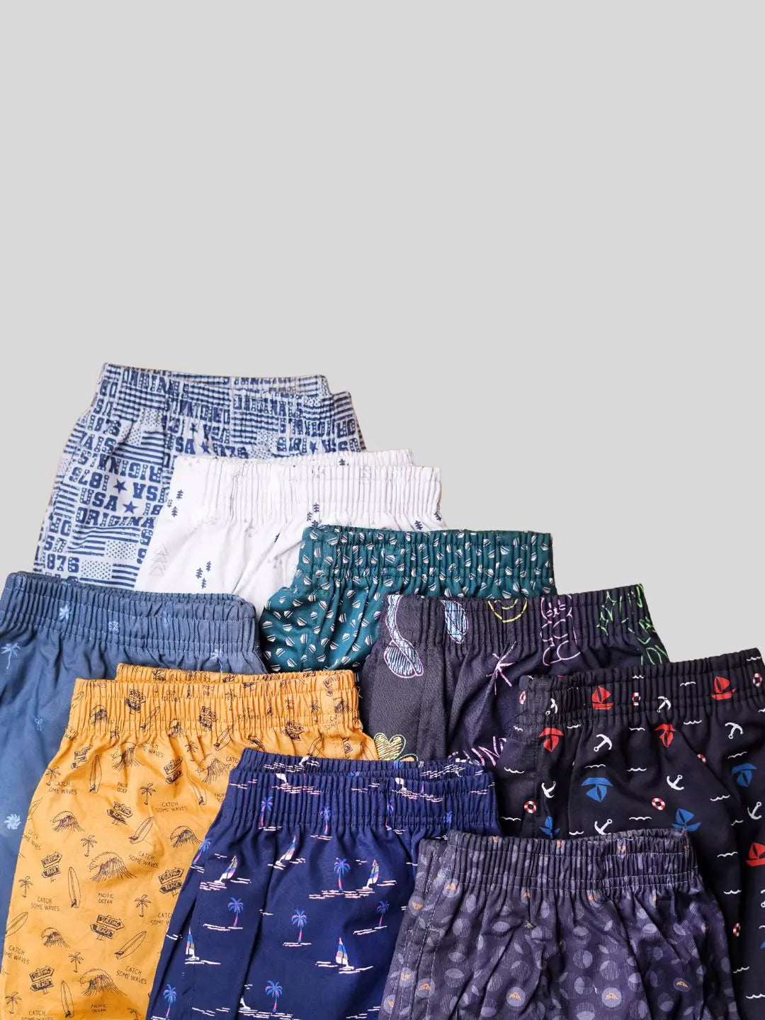 Collection of patterned boxer briefs