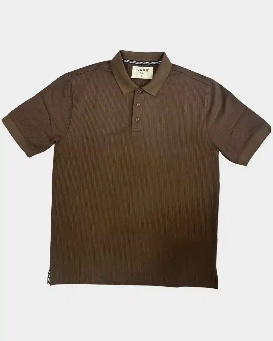 A vogh brown polo t-shirt for men