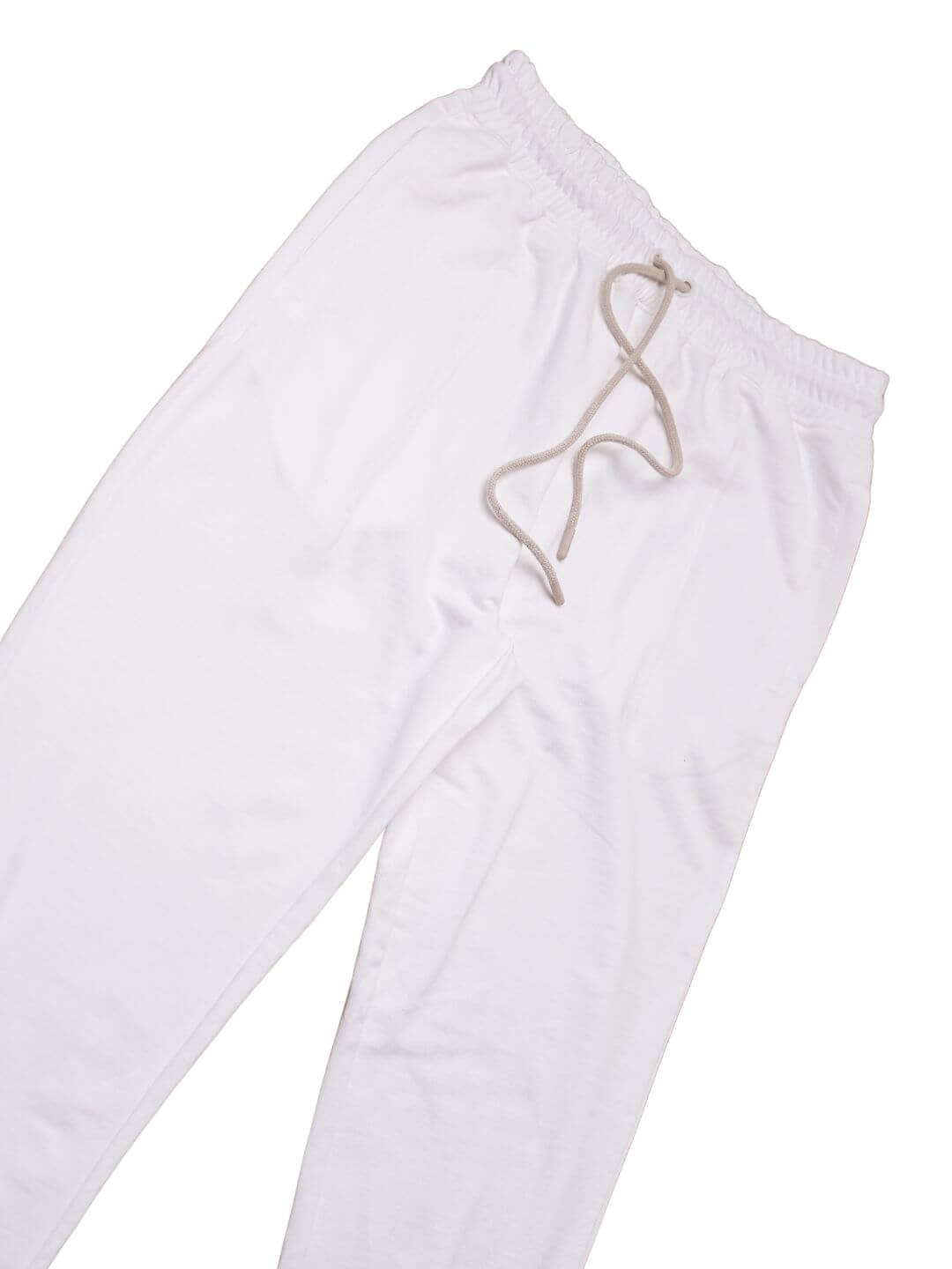 White cotton pants for men