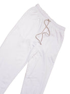 White cotton pants for men