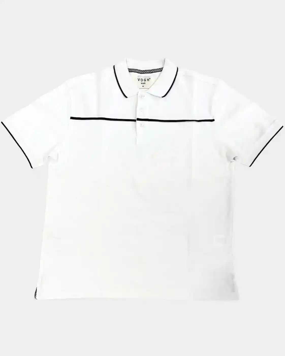 A white polo t-shirt for men