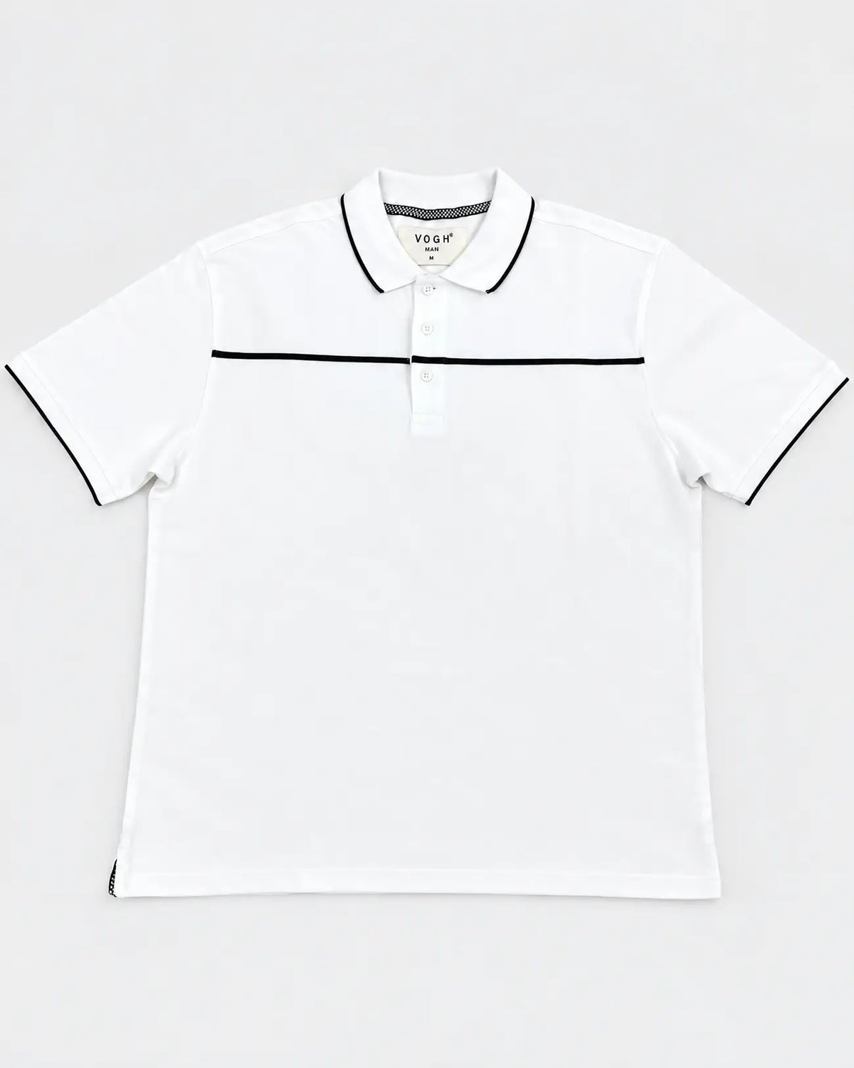 A white polo t-shirt for men